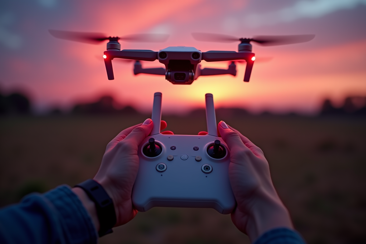 drone lumière