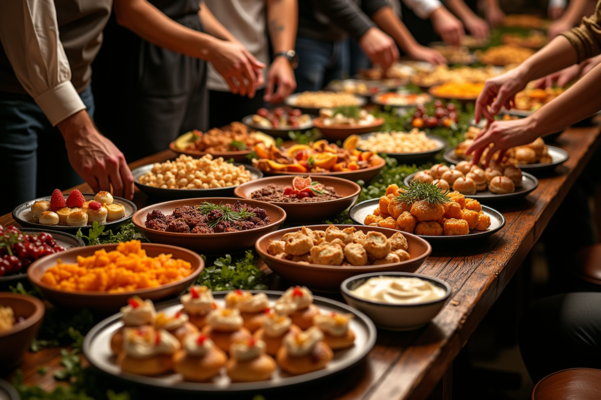 buffet événement